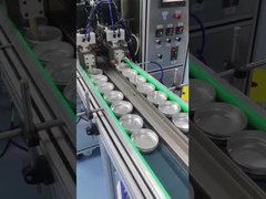 Máquina de enchimento de bomba de engrenagem de cabeça única com correia transportadora de 3 metros