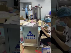 Máquina automática de enchimento de brilhantes labial SUS304 de cabeça única vertical