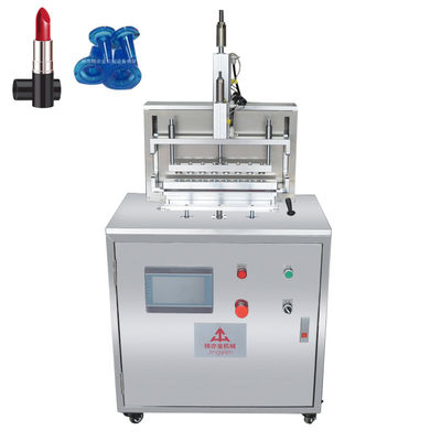 Linha de produção de batom completo - Máquina de liberação automática de batom com 8 furos de silicone completo