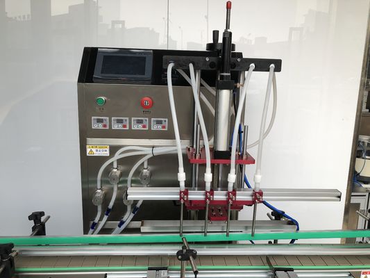 Aço inoxidável SUS304 Máquina de enchimento de engrenagens de bomba de quatro cabeças