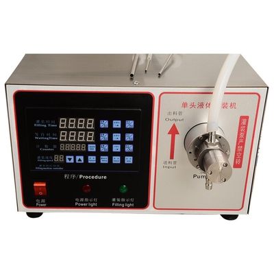 Máquina de enchimento semiautomática com bomba de engrenagem 1 ml-500 ml Volume de enchimento