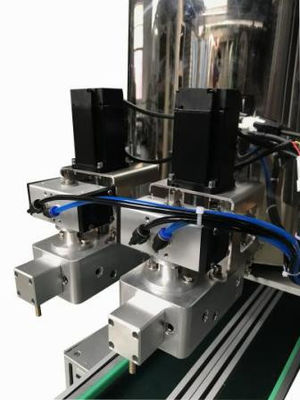 Servo Máquina de enchimento de cabeça dupla para cremes 5KW 80L Volume de tambor