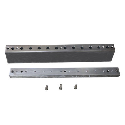 3-5 moldes por minuto Linha de produção de batom 12 buracos Kit de moldes de batom