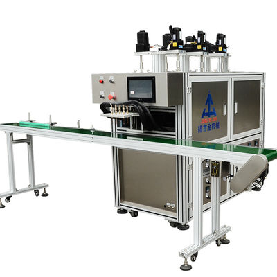 Máquina de enchimento de creme cosmético de 380V 50Hz 9,5KW com correia transportadora