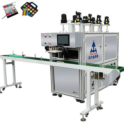 Máquina de enchimento de oito cores para brilho labial 380V 50Hz 13,8KW velocidade de enchimento rápida