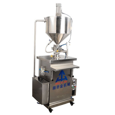 Máquina de enchimento de base de maquiagem de 220 V Máquina de enchimento de bomba de pistão pneumática
