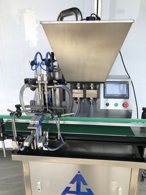 Máquina de enchimento de base de maquiagem de cabeça dupla Máquinas de enchimento automatizadas ISO