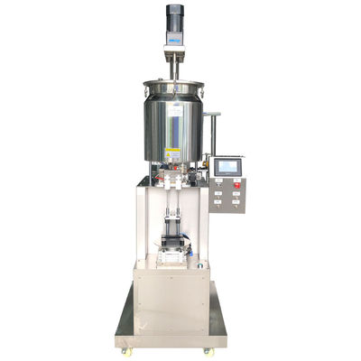 SUS304 Máquina de enchimento de bicos pequenos com brilho de lábio Motor AC com bico duplo