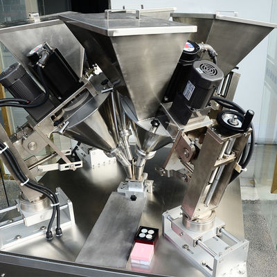 Máquina de fabricação de pó cosmético 4 Máquina de enchimento de pó de cor