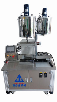 Máquina automática de preenchimento de lip gloss Máquina de preenchimento de lápis/batom de espuma de doze buracos