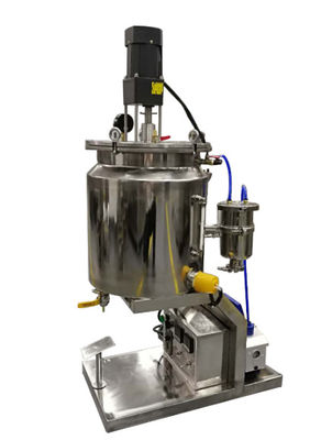 Linha de produção de bateria de 20L de volume de batom Máquina de preenchimento de batom sob pressão