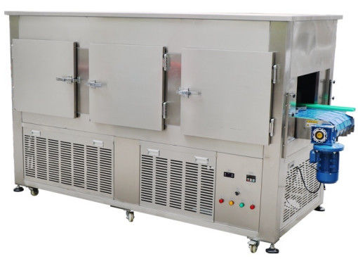Máquina de enchimento de creme cosmético totalmente automática de cinco vias de circulação de túneis de congelamento