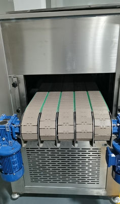 Máquina de enchimento de creme cosmético totalmente automática de cinco vias de circulação de túneis de congelamento