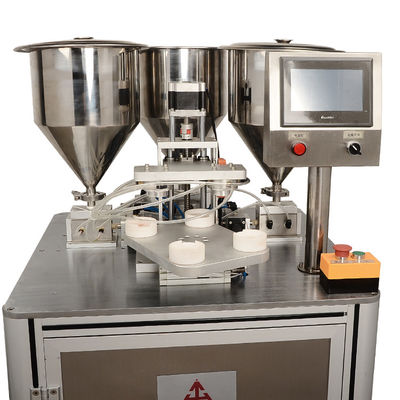 Máquina de enchimento de creme de bebê de três cores 65dB 20L/min 800W