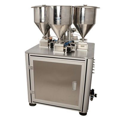 Máquina de enchimento de creme de bebê de três cores 65dB 20L/min 800W