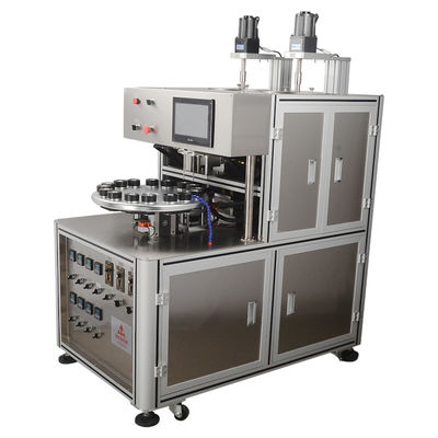 Máquina de enchimento de creme cosmético de cor dupla Máquina de enchimento de frasco de creme com motor AC
