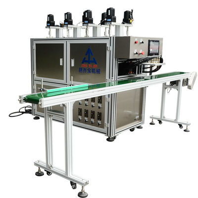 60r/min Máquina de enchimento de creme cosmético Creme de sombra de olhos de oito cores e máquina de enchimento de pigmento