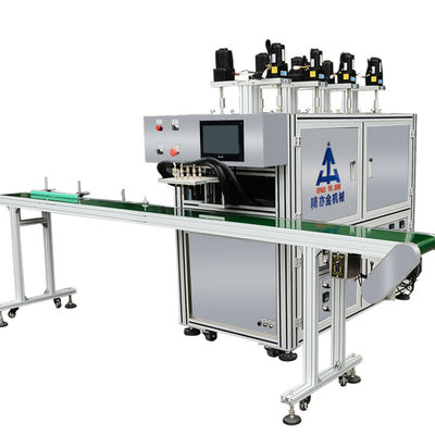 60r/min Máquina de enchimento de creme cosmético Creme de sombra de olhos de oito cores e máquina de enchimento de pigmento