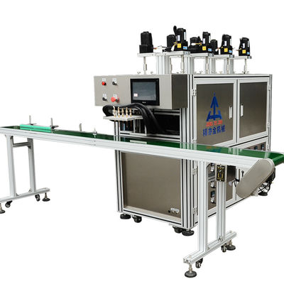 60r/min Máquina de enchimento de creme cosmético Creme de sombra de olhos de oito cores e máquina de enchimento de pigmento