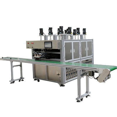 Máquina de enchimento de creme cosmético de velocidade rápida 12 cores Máquina de enchimento de creme cosmético de sombra de olhos 16,8KW
