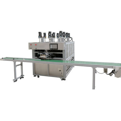 Máquina de enchimento de creme cosmético de velocidade rápida 12 cores Máquina de enchimento de creme cosmético de sombra de olhos 16,8KW