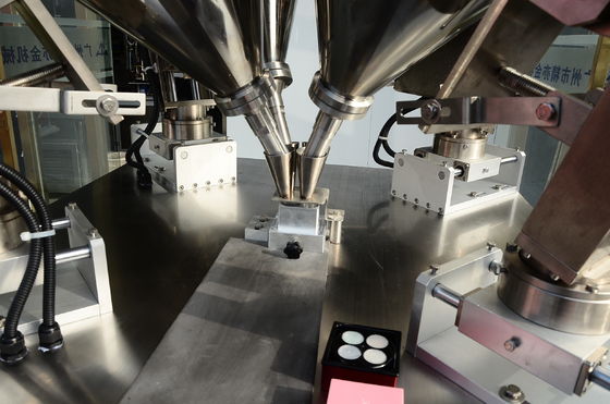 Máquina de fabricação de pó cosmético de 940 mm de altura de mesa