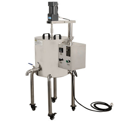 100 r/min Máquina de enchimento aquecida Material de batom Mexer e aquecer Balde de aço inoxidável 30L