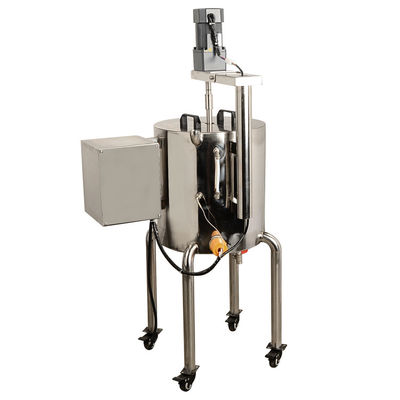 100 r/min Máquina de enchimento aquecida Material de batom Mexer e aquecer Balde de aço inoxidável 30L