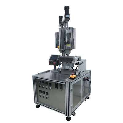 Linha de produção de batom 12 buracos Máquina automática de enchimento de batom de dois barris