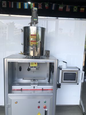 Linha de produção de batom totalmente automática Máquina de enchimento de batom de alta velocidade de cabeça única e barril duplo