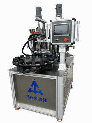 Máquina de Enchimento de Creme de Lábios Cosméticos Creme de Cores Dupla Máquina de Enchimento de Jarras de Creme com Motor AC