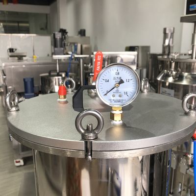 Máquina de enchimento por hidrogel a pressão vertical Mascara e Lipgloss para enchimento quantitativo