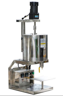 Máquina simples de enchimento de batom aquecido 20L Máquina de enchimento de batom de molde de alumínio