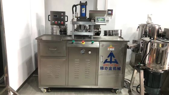 Máquina de prensagem semiautomática de blush pode prensar pó