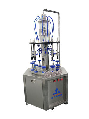 Máquina de preenchimento rotativo de perfumes semiautomática