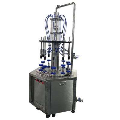 Máquina de preenchimento rotativo de perfumes semiautomática