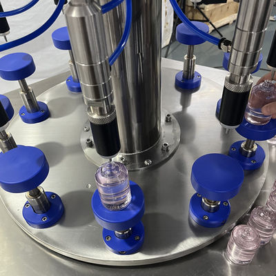 Máquina de preenchimento rotativo de perfumes semiautomática