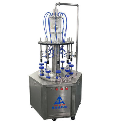 Máquina de preenchimento rotativo de perfumes semiautomática