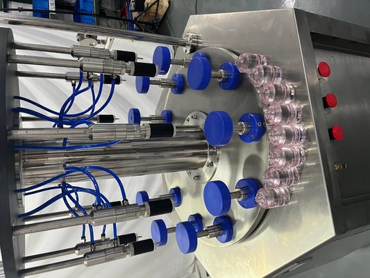 Máquina de preenchimento rotativo de perfumes semiautomática