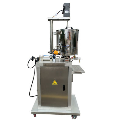 Máquina de preenchimento de creme de sombra de olhos de alta precisão com aquecimento e controlo digital da temperatura