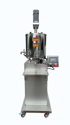 Máquina de preenchimento de creme cosmético de alta precisão com aquecimento e controlo de temperatura digital para batons e produtos à base de óleo