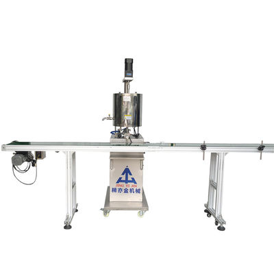 Máquina de enchimento de cera capilar com aquecimento e controlo de temperatura digital para produtos de creme de óleo